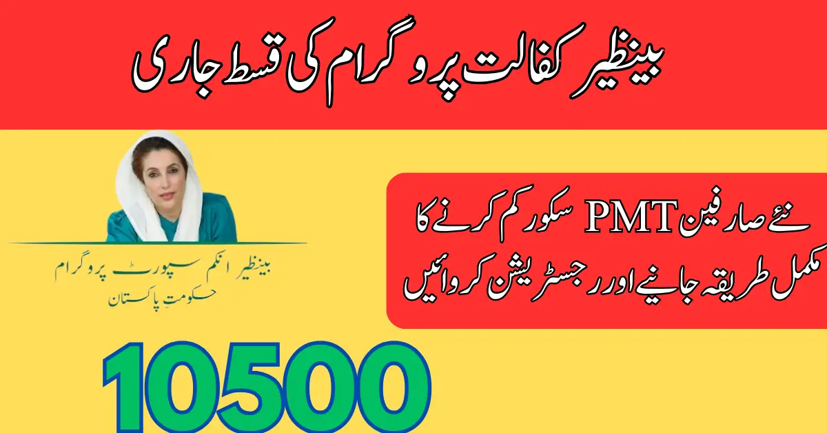 Reduce Your NSER PMT Score To Get 10500 BISP Kafalat Raqam